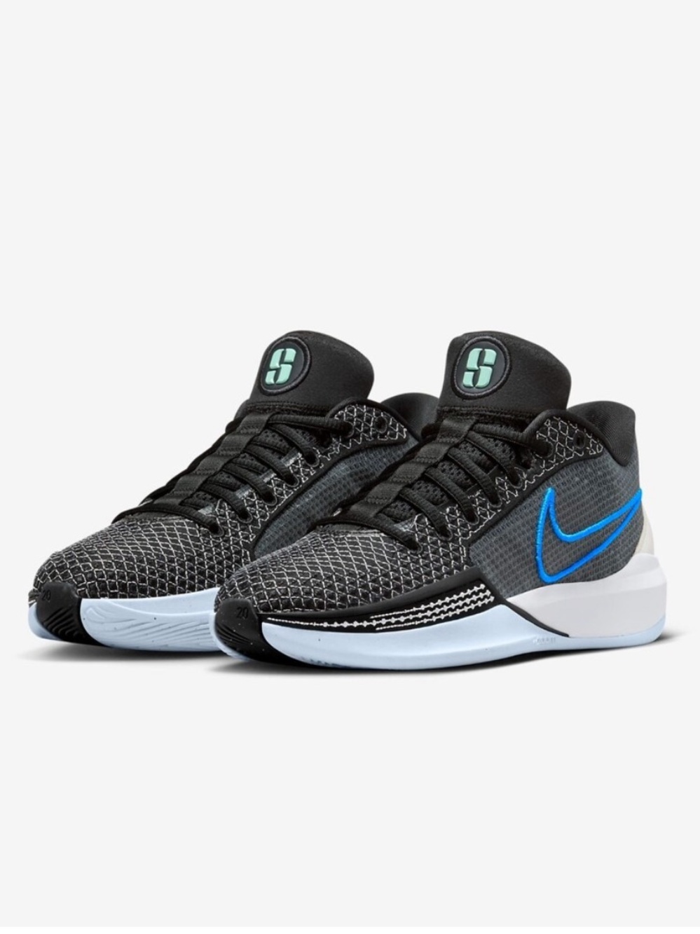Nike Sabrina 1 Family Bonds Shoes Womens‎ Size 7.5 Basketball black blue  Casual